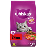 Ração Whiskas Para Gatos Adultos Sabor Carne 10,1kg